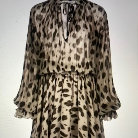 Anine Bing animal print silk dress size M - Picture 7 of 9
